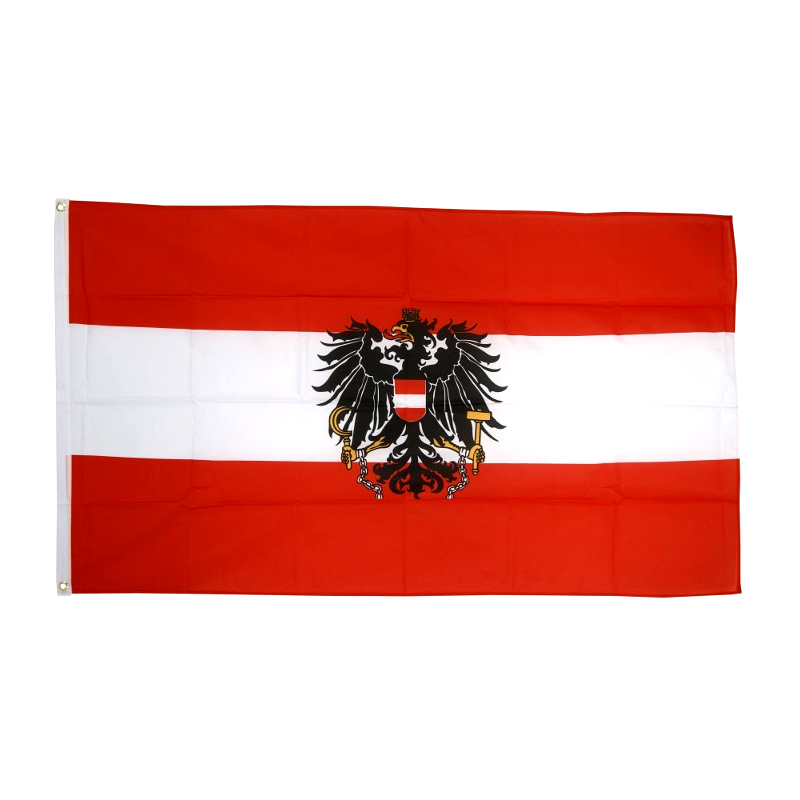 Flagge, Fahne, Fan, KFZ, Austria, Österreich, Style, Treue, Accessoires,  Österreich Wappen, Hiss Fahne, Austria-Adler, Wappen, Patriot,  Tiroler-Shop, Tiroler Stickerei